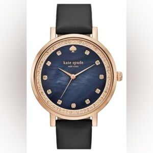 Like New Kate Spade watch - blue/black/rose gold